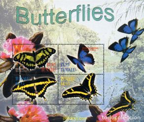 Sellos: 224370 MNH TUVALU 2003 MARIPOSAS